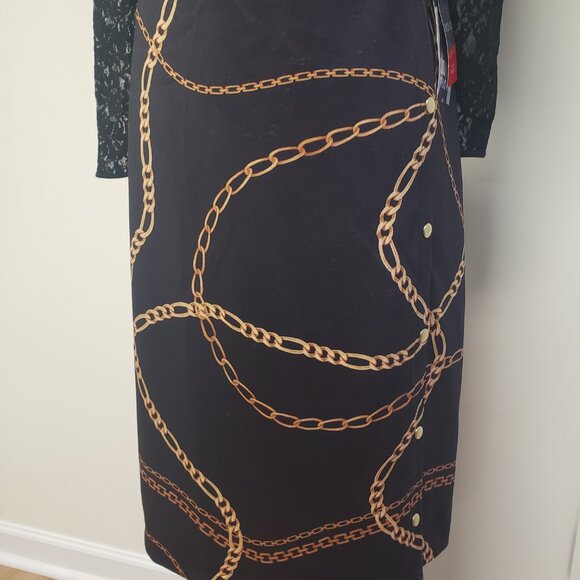Bold Elements Cut to Curve Midi Skirt NWT - Picture 5 of 10